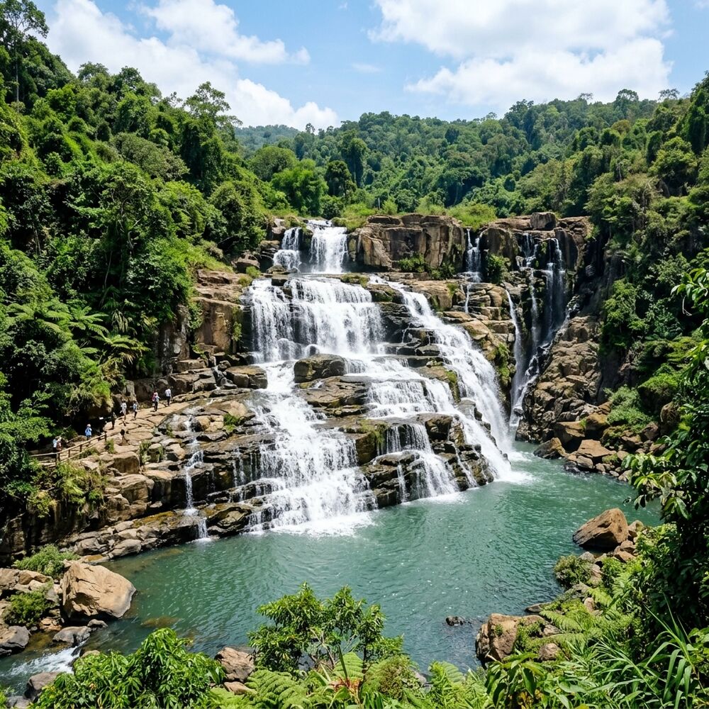 Pongour Waterfall & South Highlands